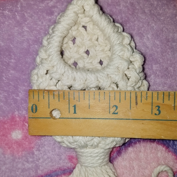 Macrame Air Plant Planter or Holder - Picture 2 of 2